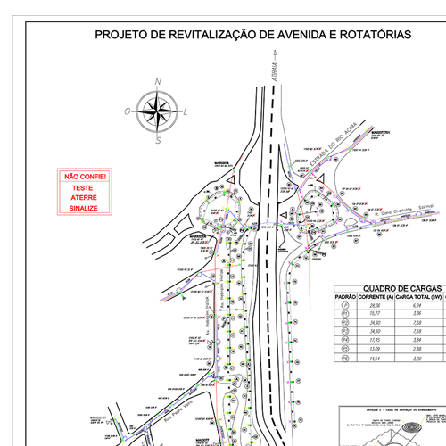 Projeto de Revitalização de Av.e Ruas